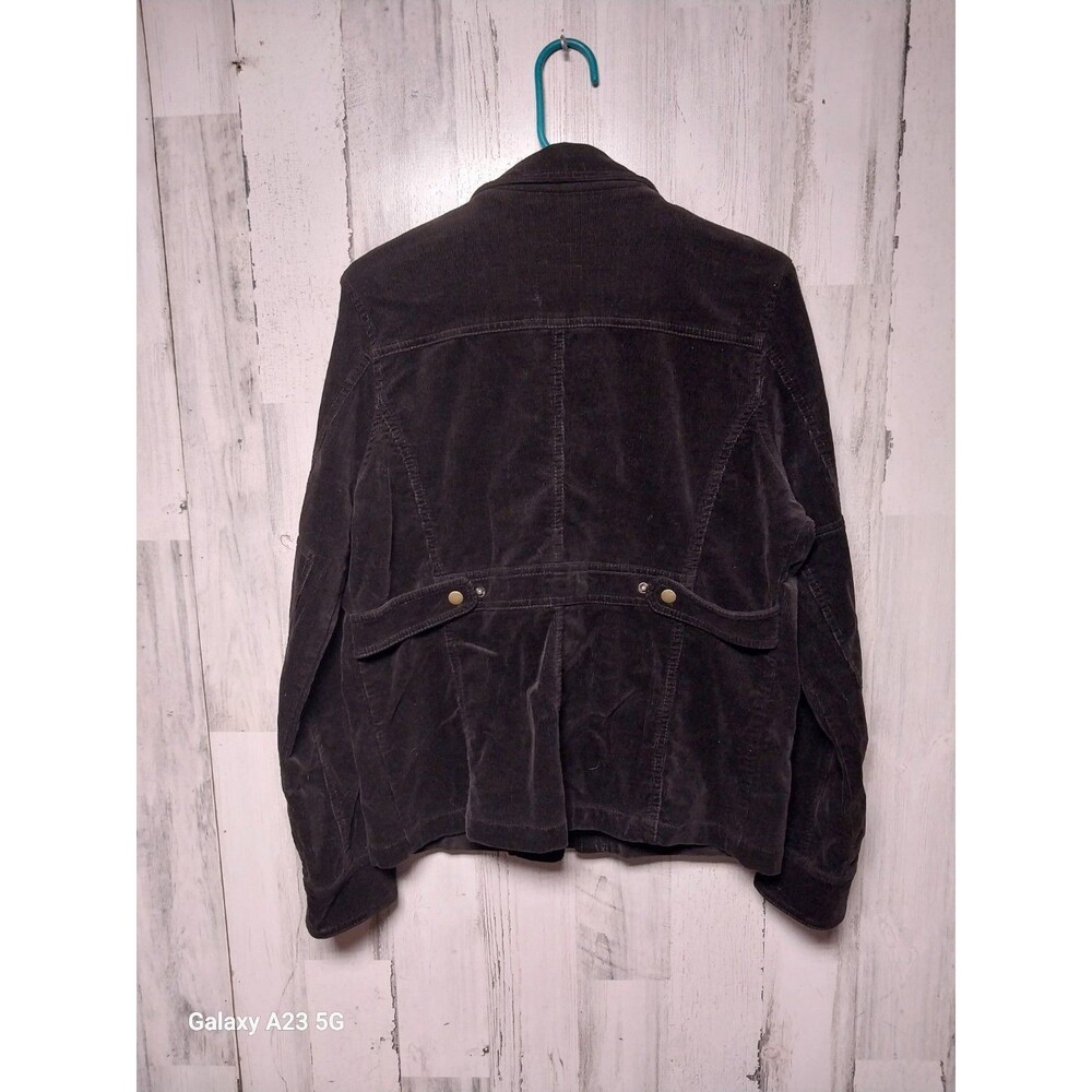 Kut from the Kloth Black Corduroy Utility Jacket - Picture 5 of 7